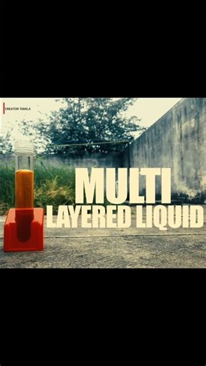 Multi Layered Liquid #shorts