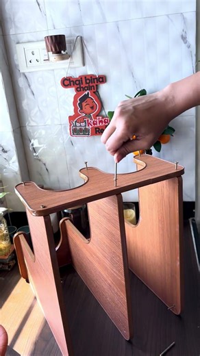 Bamboo 3-Tier Corner Kitchen Rack | L-Shape Multi-Tier Organizer Installation Guide