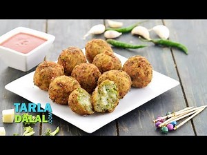 ब्रॉकली चीज़ बॉल्स् | Broccoli Cheese Balls by Tarla Dalal