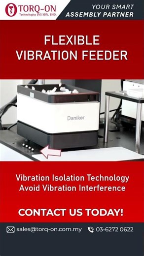 DANIKOR - Flexible Vibration Feeder #assembly #screwfeeder #machine #automation