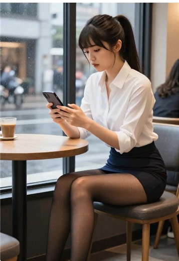 雨の日は会社行きたくないよね☔️🥺#日本人美女 #AI美女 #OL #AIArtistryFromTokyo