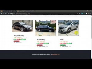Demo Aplikasi - Rental Mobil FREE source code