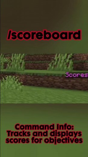 How to use the /scoreboard command in Minecraft Bedrock #minecraft #bedrock #tutorial #commands #fyp