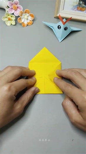 Simple and interesting origami toys, try it with your children. Creative handmade origami. Creat