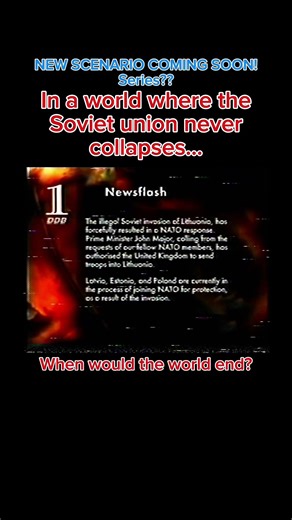 New Scenario coming soon - loosely based on the Red Dusk HOI4 Mod #eas #bbc #itv #channel4 #ebs #tv