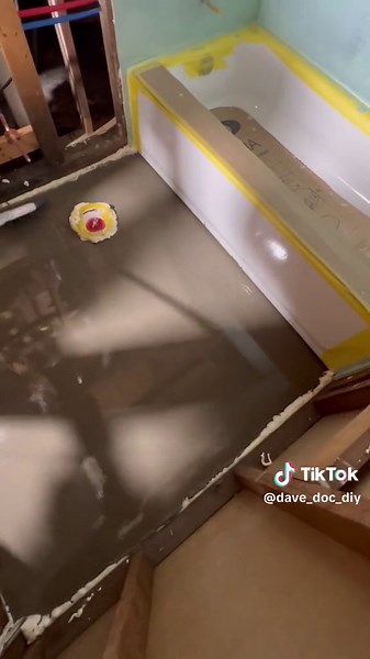 Shower Waterproofing and Floor Leveling. #bathroom #renovation #shower @QEP Co Inc.