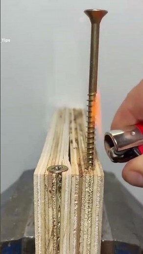 How to Remove a Stuck Wood Screw Instantly Using Heat