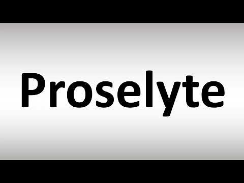How to Pronounce Proselyte