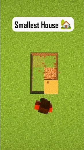 Smallest House in Minecraft 🏠 | Tiny Survival Base Build