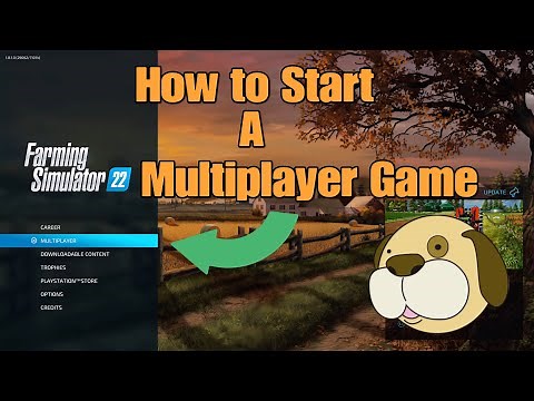 How to start a multiplayer Game on FS22 on console