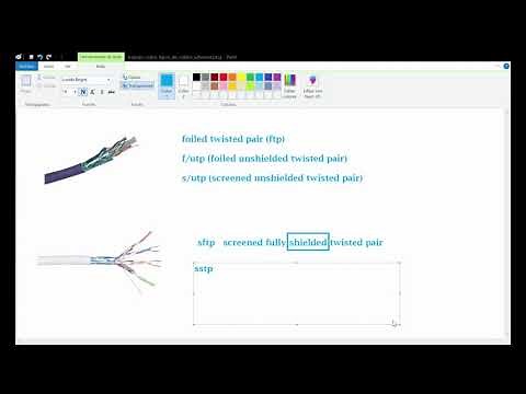 Tipos de cables Ethernet, utp, stp, ftp, sftp