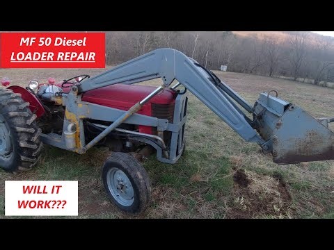 MF 50 Diesel's - Model 100 Loader Repair. Will It Work???