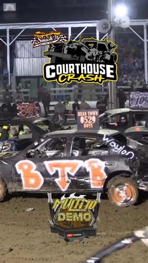 7.1K views · 90 reactions | The 2025 Courthouse Crash demolition derby sponsored by Adept Products Derby Parts will be on April 26th at the Fayette County Fairgrounds in Washington Courthouse, OH. All classes will be one shot deals. Tickets will be sold at the gate and will be $20 for adults, $10 for kids ages 6 to 14, and kids 5 and under are free. | Smash It Demolition Derby | Facebook