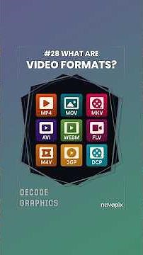 #28 What Are Video Formats?