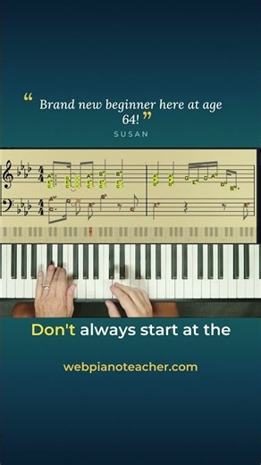 Stop starting at the beginning 🎹 #shorts