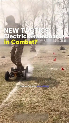 Can You Actually Shoot Accurately While Riding a Combat Skateboard? #military #tactics #chinesearmy