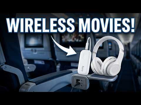 How to Watch Movies On Airplane Using Your Own Bluetooth Headphone With AirFly Pro