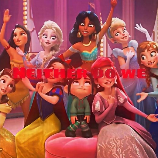 Their interactions are so cute ✨ #vanellope #disney #disneyprincess #edit