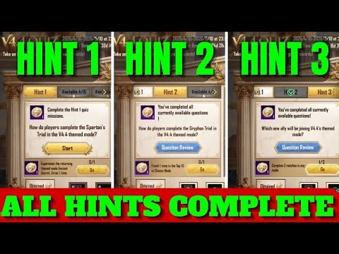V4.4 HINT 1 HINT 2 & HINT 3 COMPLETE PUBG MOBILE | V4.4 QUIZ EVENT ALL MISSION COMPLETE