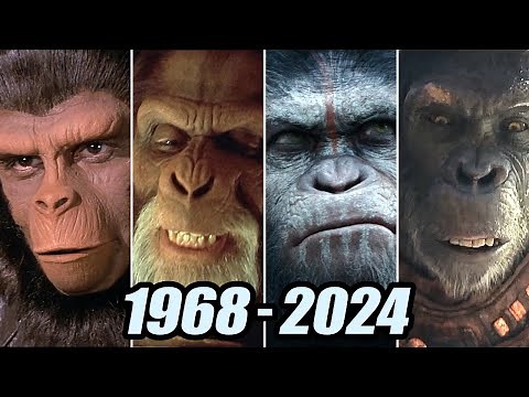 Evolution of Planet of the Apes | Chimps & Bonobos | 1968-2024