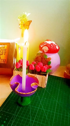 The Best Way to Stop Wax Spills! DIY Fevicryl Mouldit Candle Stand