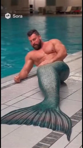 MermanMaker | He looks like he’s taken becoming a merman pretty well. #merman #merman_tf #reels #aivideo #transformation #ai #sora2 | Instagram