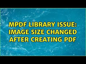mPDF library issue: Image size changed after creating pdf