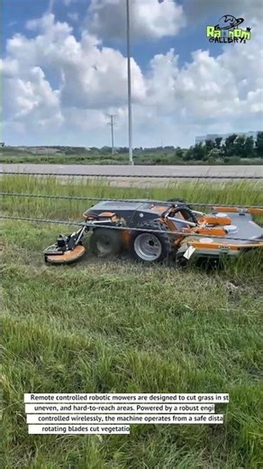 This Remote Mower Cuts Extreme Grass Areas Safely | Robotic Mowing Machine