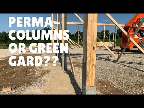 Pole Barn Concrete perma-columns | Precast concrete posts