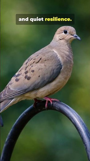 The mourning dove is known for its soft call and gentle presence #naturereels #facts #wildlife