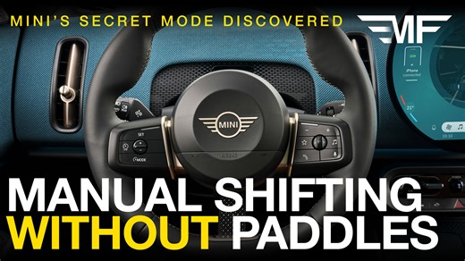 Secret Mode Discovered: Manual Shifting Without Paddles in the New MINI Cooper & Countryman - MotoringFile