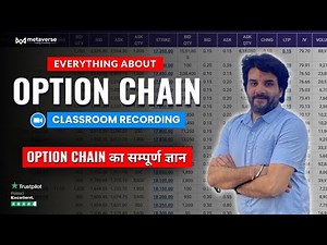 Option Chain Analysis Detail Study in Simple Way | Classroom Recording | Option chain का जादू !🔥