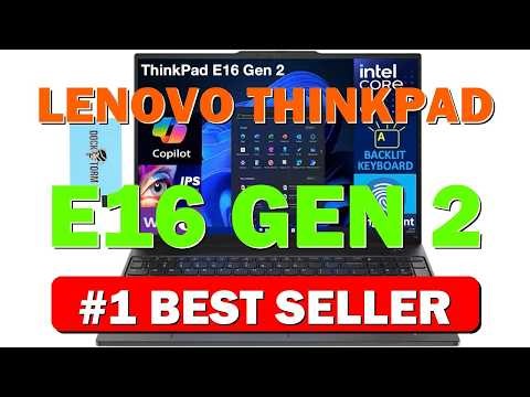 Lenovo ThinkPad E16 Gen 2 AI Business Laptop 16.0" IPS FHD Display - B09KSB1B6T