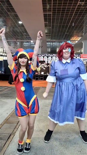 Pomni & Ragatha vibing - The Amazing Digital Circus cosplay 🎪