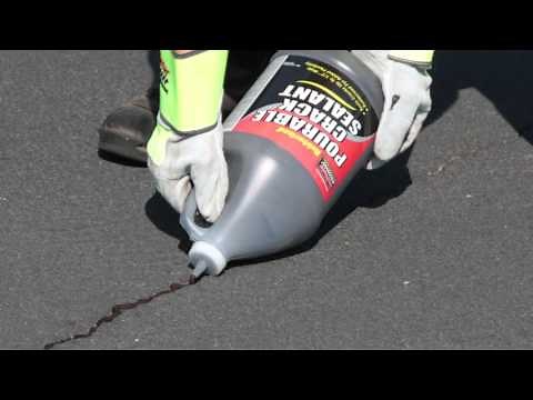 SealMaster Pourable Crack Filler | Cold Pour Crack filler for asphalt pavement