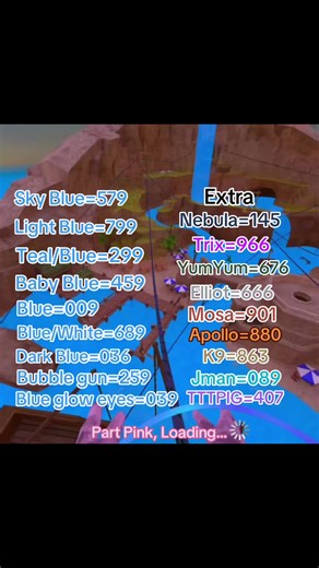Color Code Guide for Gorilla Tag
