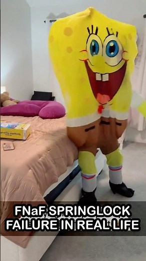 FNaF Springlock Failure IN REAL LIFE | FNaF 2 Movie MEME (SPONGEBOB)
