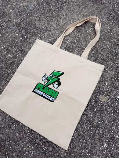 Custom Embroidered Totebag . Custom Bag . Funny Custom Bag .totebags Any Logo Any Font Any Picture. 14 X16 Tote Bag - Etsy