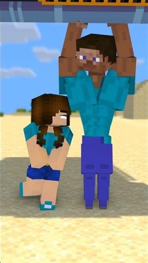 Herobrine Vs Superior Steve, Who's Powerful at Spinning - Minecraft Animation
