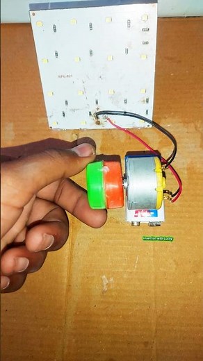 | dc yellow motor thread pulling project |#dcmotor #experiment #project #tech