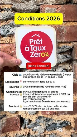 Les conditions de MaPrimeRénov', PTZ, éco-PTZ 2026 👀