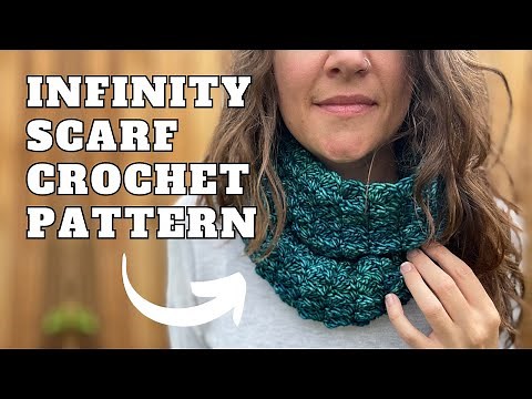 Crochet Infinity Scarf Pattern - Easy Step-by-Step Tutorial