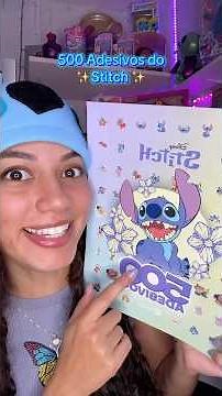 500 Stitch Stickers ✨💙 #stitch #books #liloestitch #disney