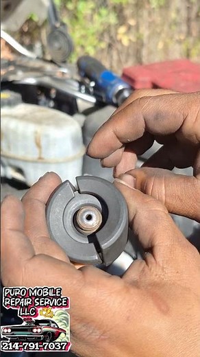 remove your powersteering pulley in 30 sec #diy #mechanic