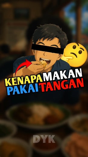 Kenapa Orang Asia Makan Pakai Tangan⁉️#shorts