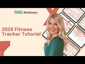 Crush Your Fitness Goals with Excel Dictionary’s 2026 Fitness Tracker!