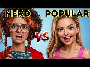 POPULAR VS NERD STUDENT 🎒 | School Life Hacks for 24 Hours!