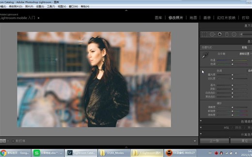 在Lightroom中怎样调出虚化背景