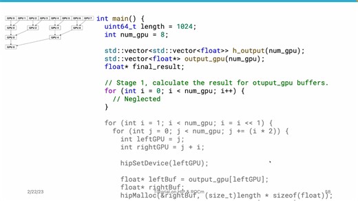 HIP编程教程 | 单元10 多GPU编程｜10-6 基于内存拷贝的设备间通讯 | AMD GPU | ROCm