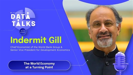 The World Economy at a Turning Point Data Talks Podcast Indermit Gill | World Data Lab